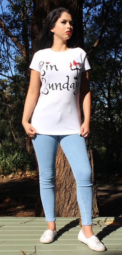 Sin Sunday Designs Ladies Night Shirt