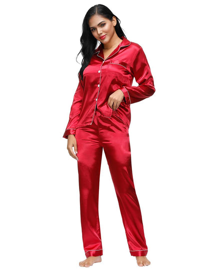 Ladies satin pyjama's