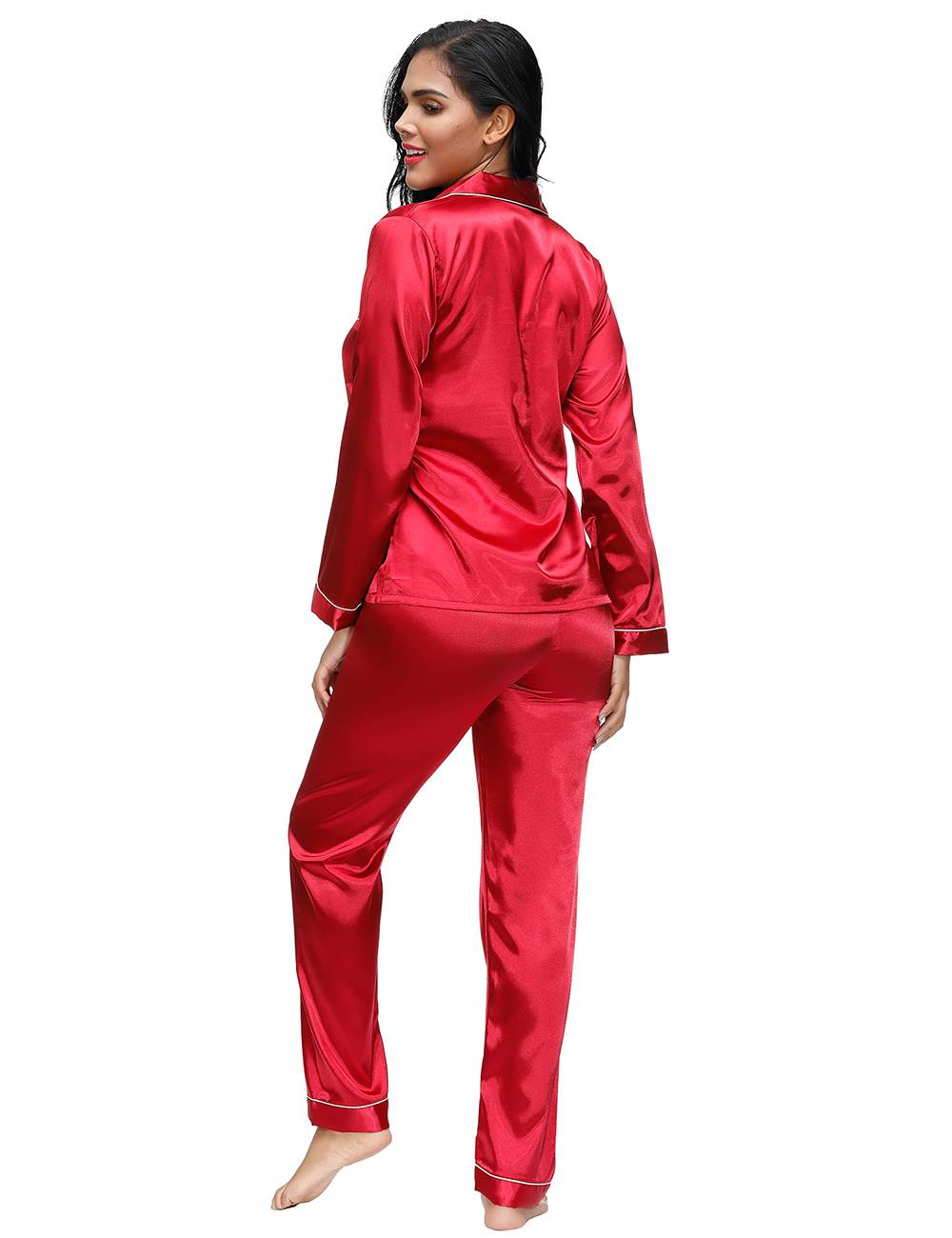 Ladies satin pyjama's